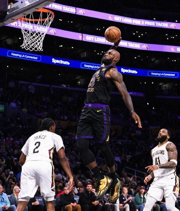 三连胜!东契奇27+10+7,詹姆斯21分,湖人末节发力110-101鹈鹕